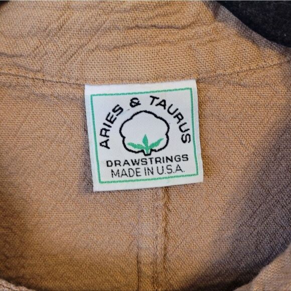 Aries & Taurus Women's Brown 100% Cotton Carho Jacket Size M - Picture 3 of 6